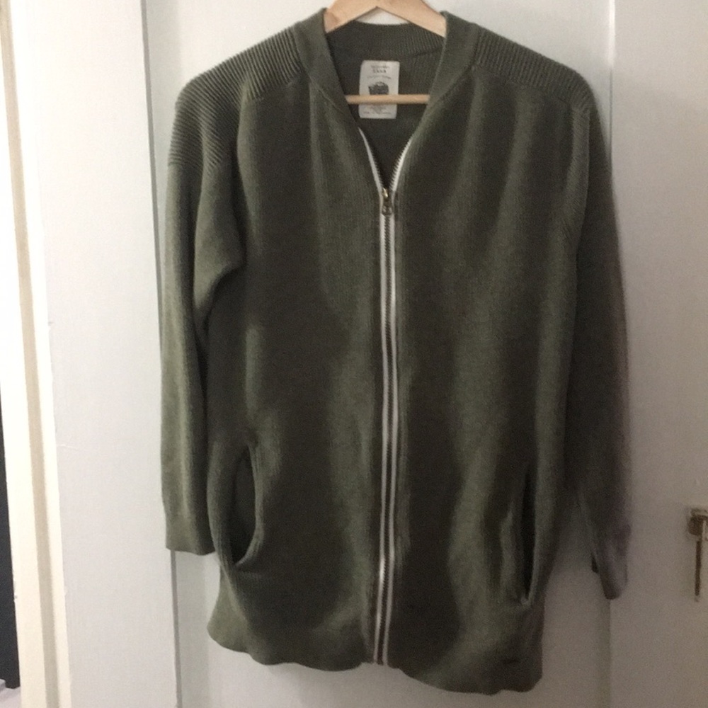 Zip up cardigan